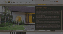 Desktop Screenshot of caevillahuahin.com